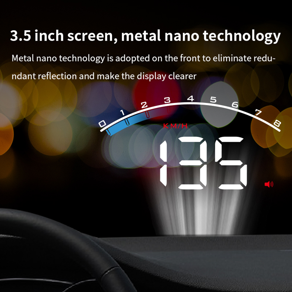 Obd2 Hud Speedometer Projector - M6S, Pengukur Kecepatan Mobil, Sistem Elektronik