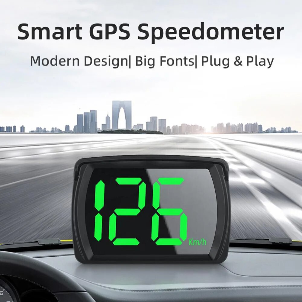Hud Speedometer Digital Universal - Y03 Speedometer mobil GPS Universal, Speedometer