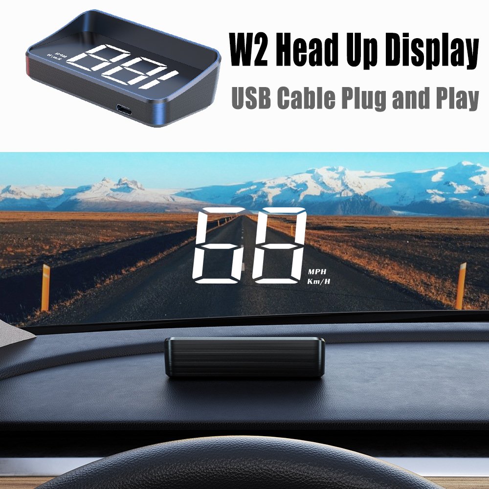 Car Hud Head Up Display Gps - Tampilan Head-Up GPS Elektronik Otomatis HUD