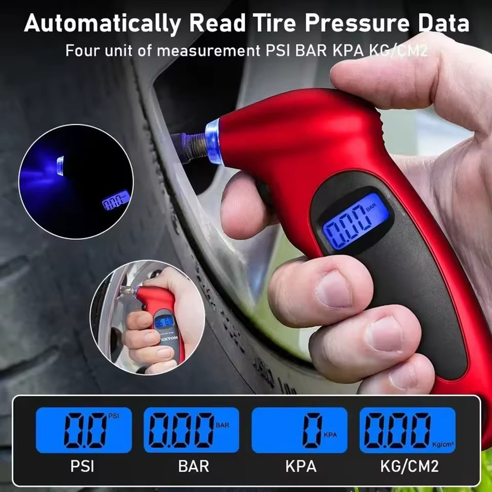 Hud Display With Tire Pressure - Pengukur Tekanan Ban Baru dengan Lampu