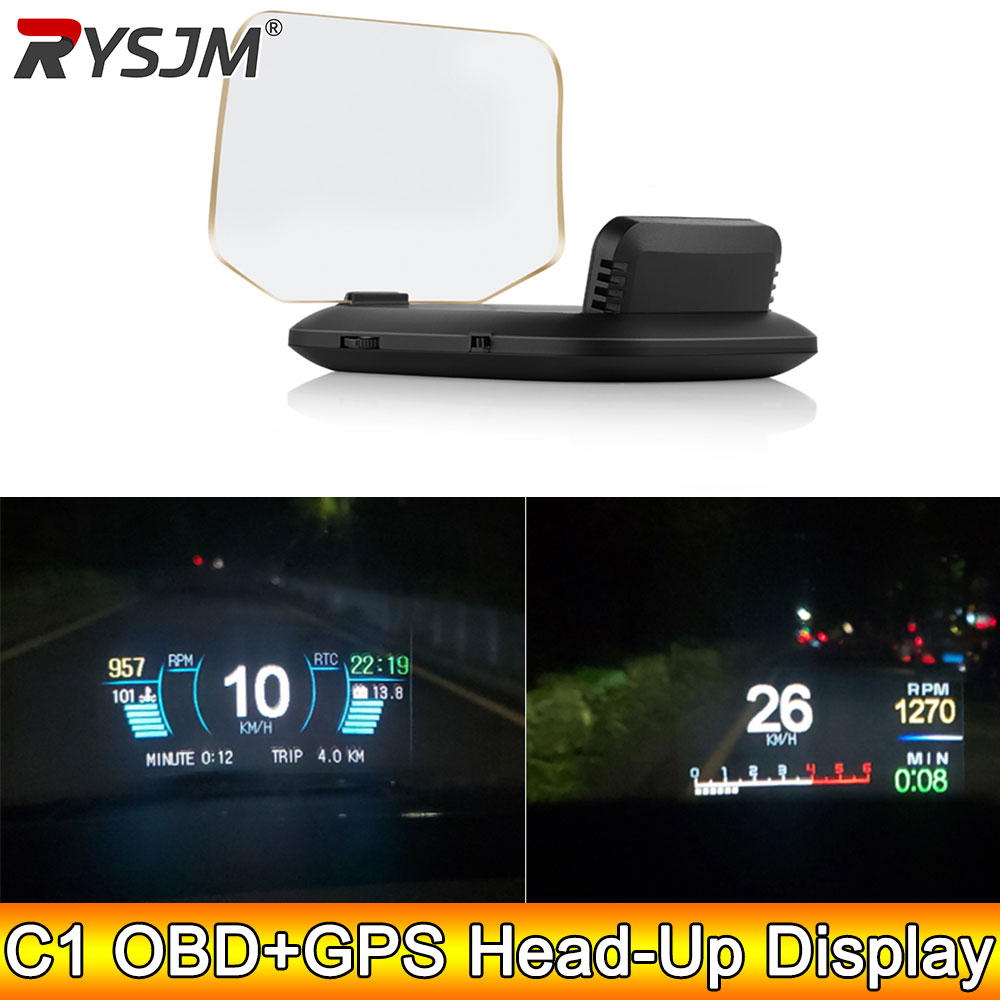 Car Heads Up Display Navigation - Iklan C1 Tampilan Kepala Mobil HUD