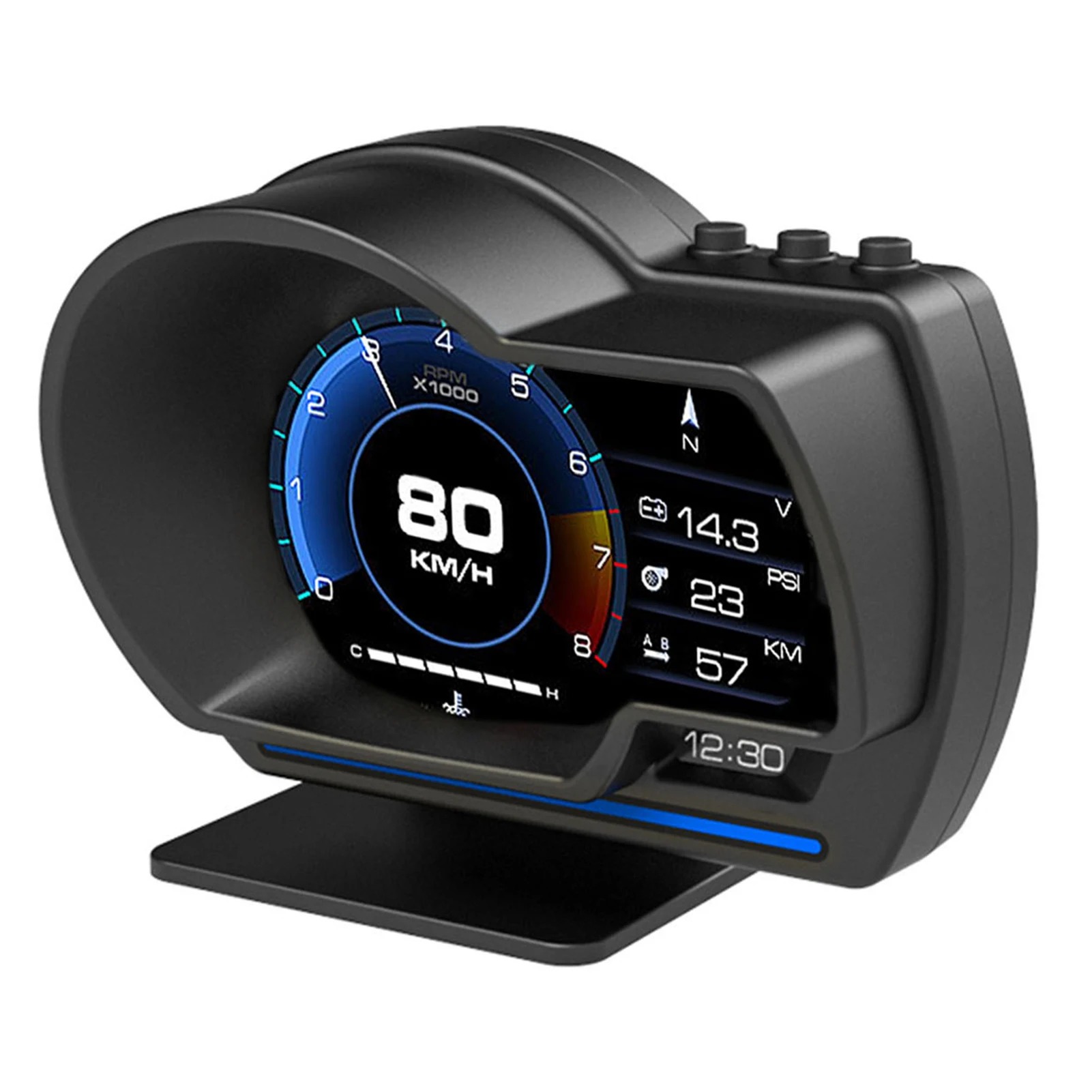 Alat Diagnostik Multifungsi Un - Hud Obd2 Multi Function Alarm ulasan dan harga