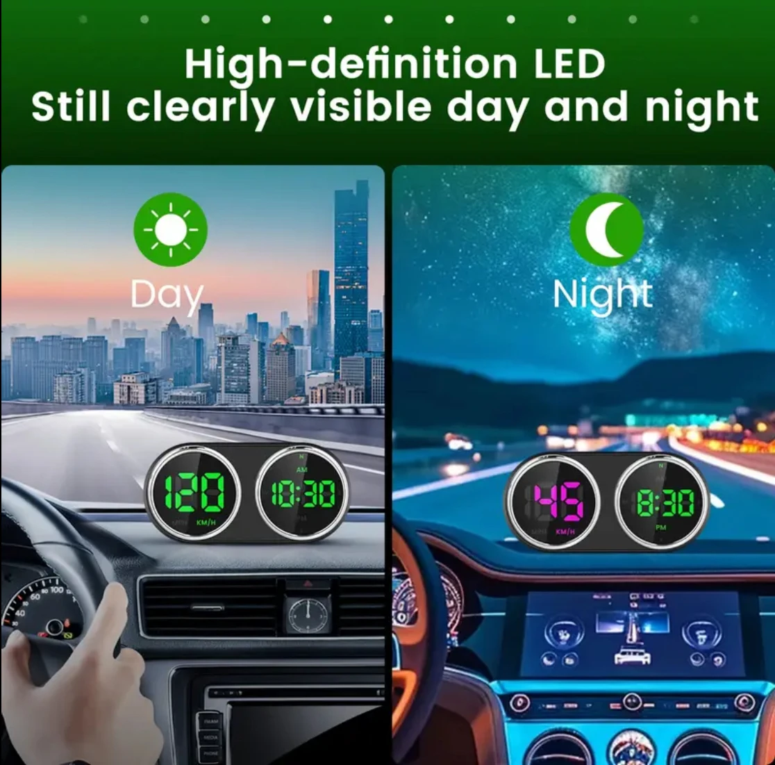 Jam Elektronik Mobil Sepeda Mo - Car Heads Up Display Navigation ulasan dan harga