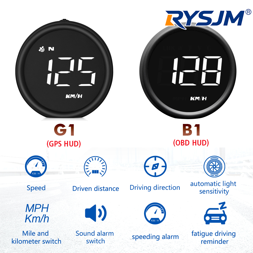 G1 GPS HUD & B1 OBD2 Komputer  - Obd2 Hud Speedometer Projector ulasan dan harga