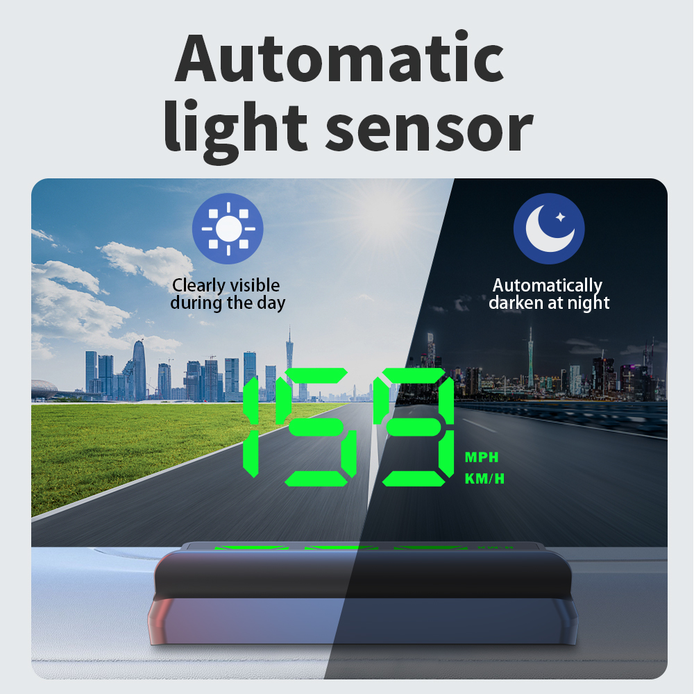 Speedometer Digital GPS HUD He - Car Heads Up Display Navigation ulasan dan harga