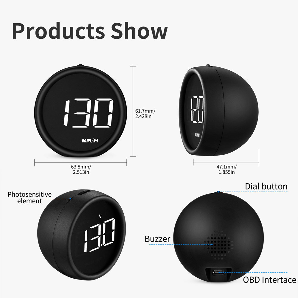 B1OBD2 EOBD HUD Proyektor Digi - Hud Obd2 Multi Function Alarm ulasan dan harga