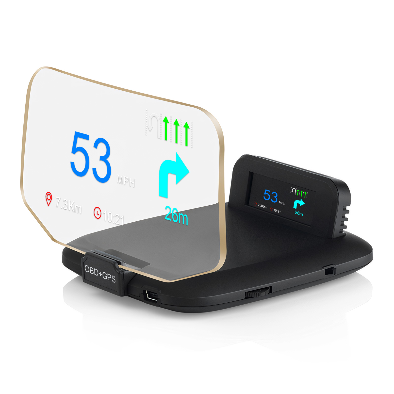 Proyeksi navigasi C1 untuk HUD - Car Heads Up Display Navigation ulasan dan harga