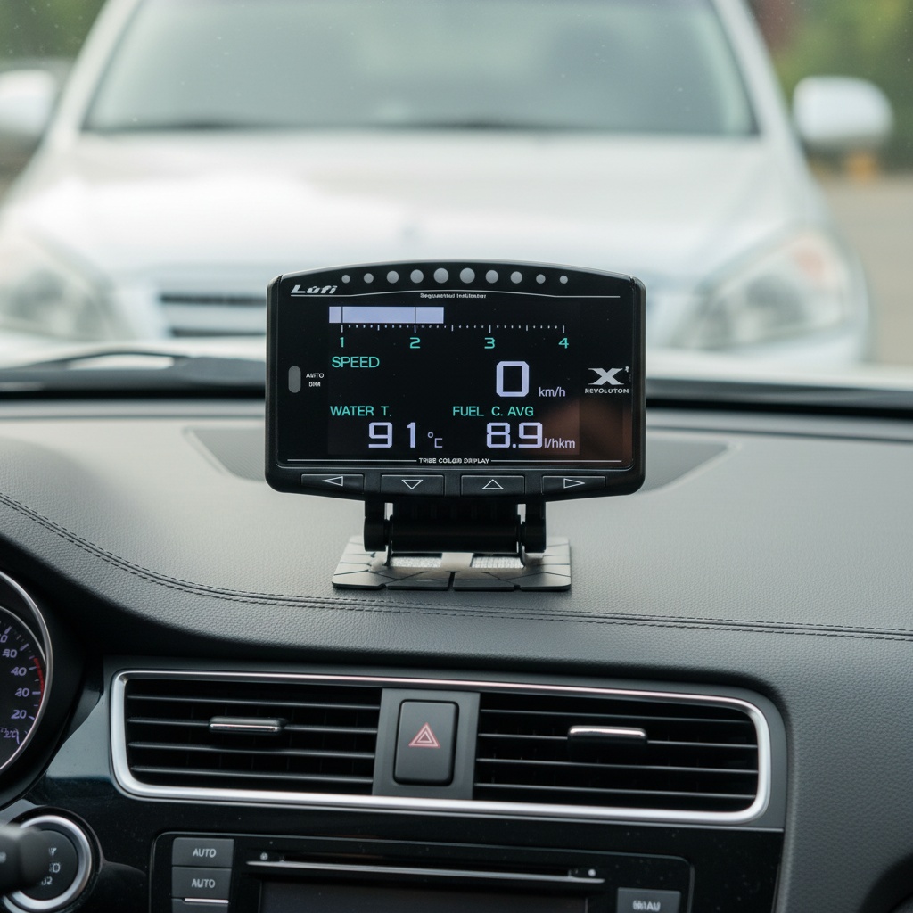 Lufi X1 OBD2 Digital Gauge Tur - Hud Display With Tire Pressure ulasan dan harga