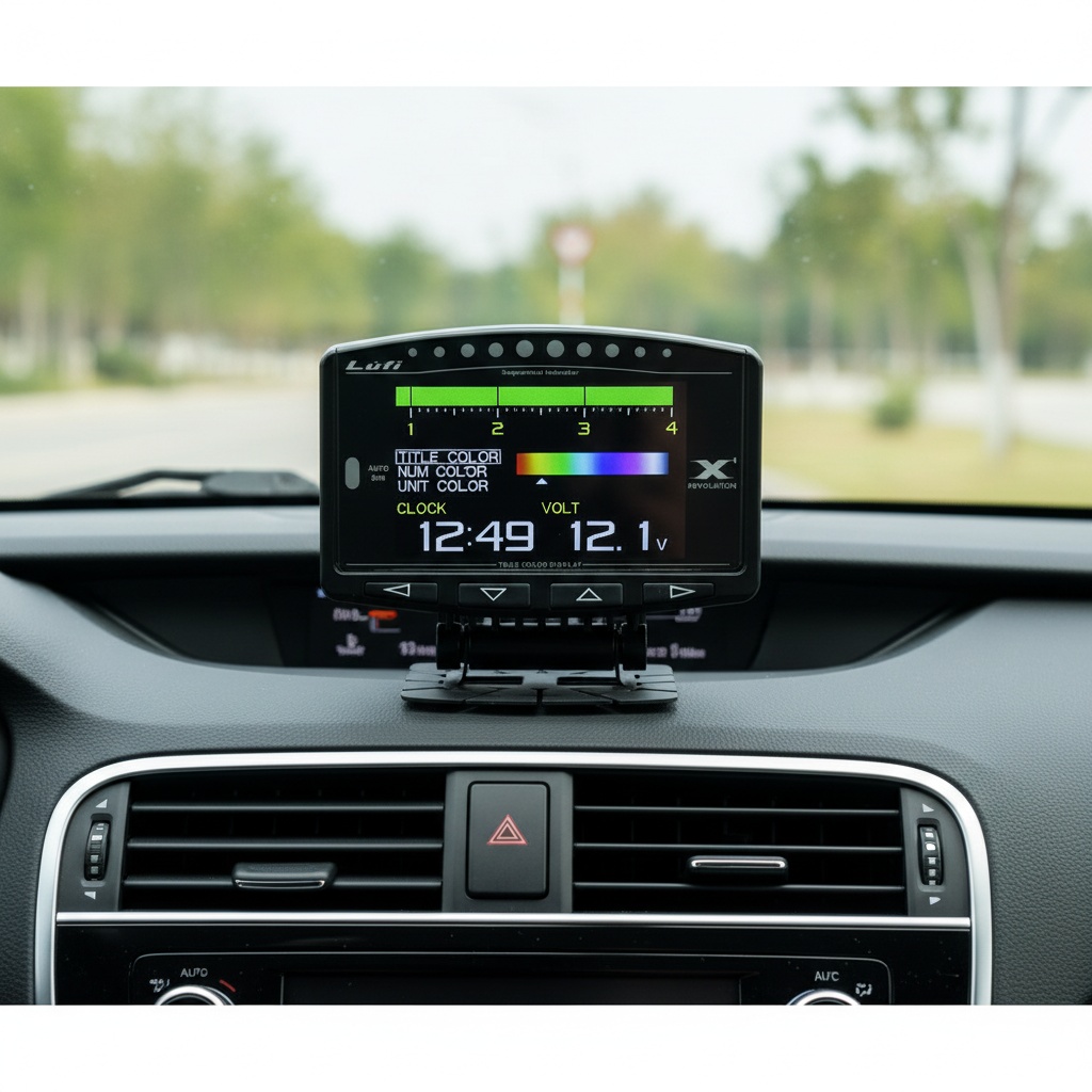 Lufi X1 OBD2 Digital Gauge Tur - Hud Display With Tire Pressure ulasan dan harga