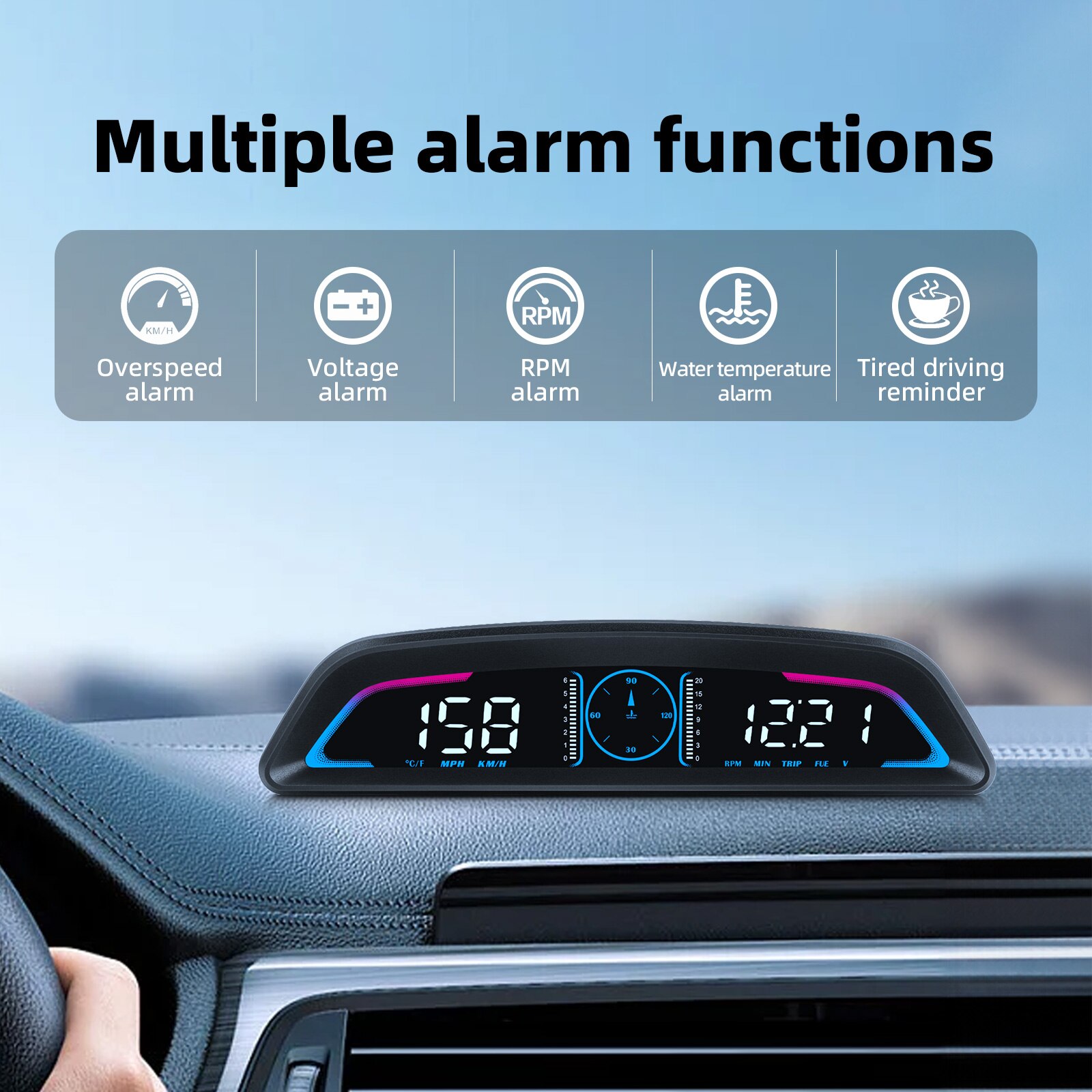 AD Car B3 OBD/ G3 GPS Head Up  - Hud Obd2 Multi Function Alarm ulasan dan harga