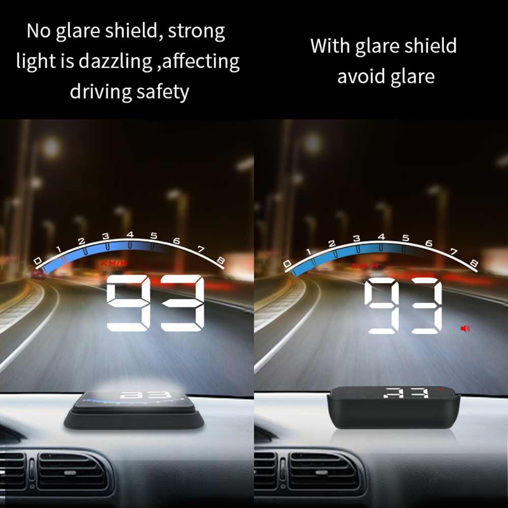 M6S, Pengukur Kecepatan Mobil, - Obd2 Hud Speedometer Projector ulasan dan harga