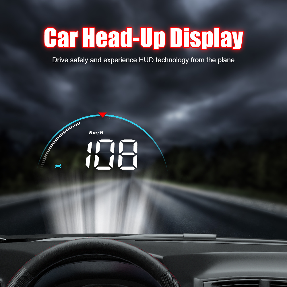 AD M8 Speedometer mobil, takom - Obd2 Hud Speedometer Projector ulasan dan harga