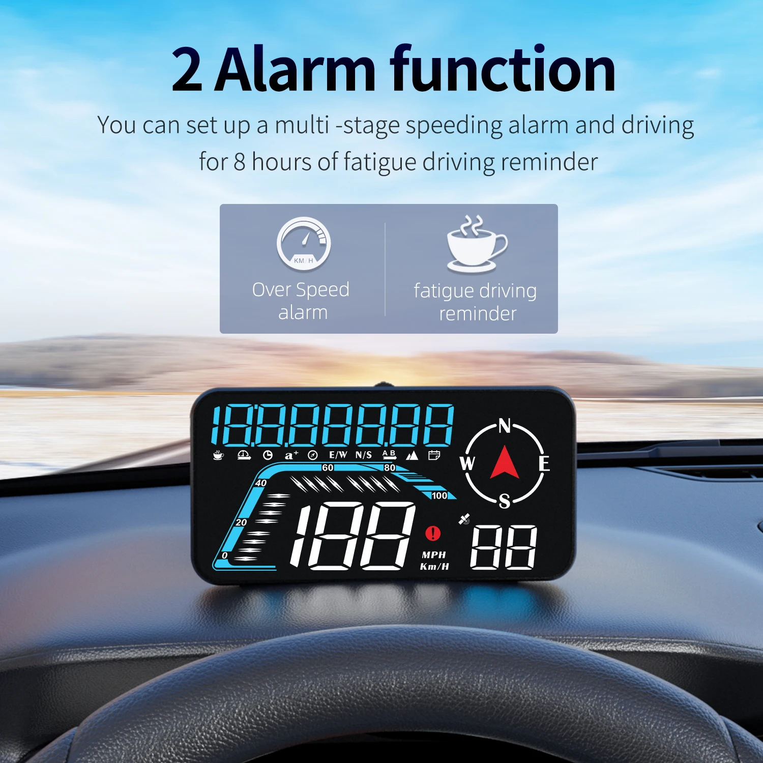 Head Up Display (HUD) GPS G12  - Car Hud Head Up Display Gps ulasan dan harga
