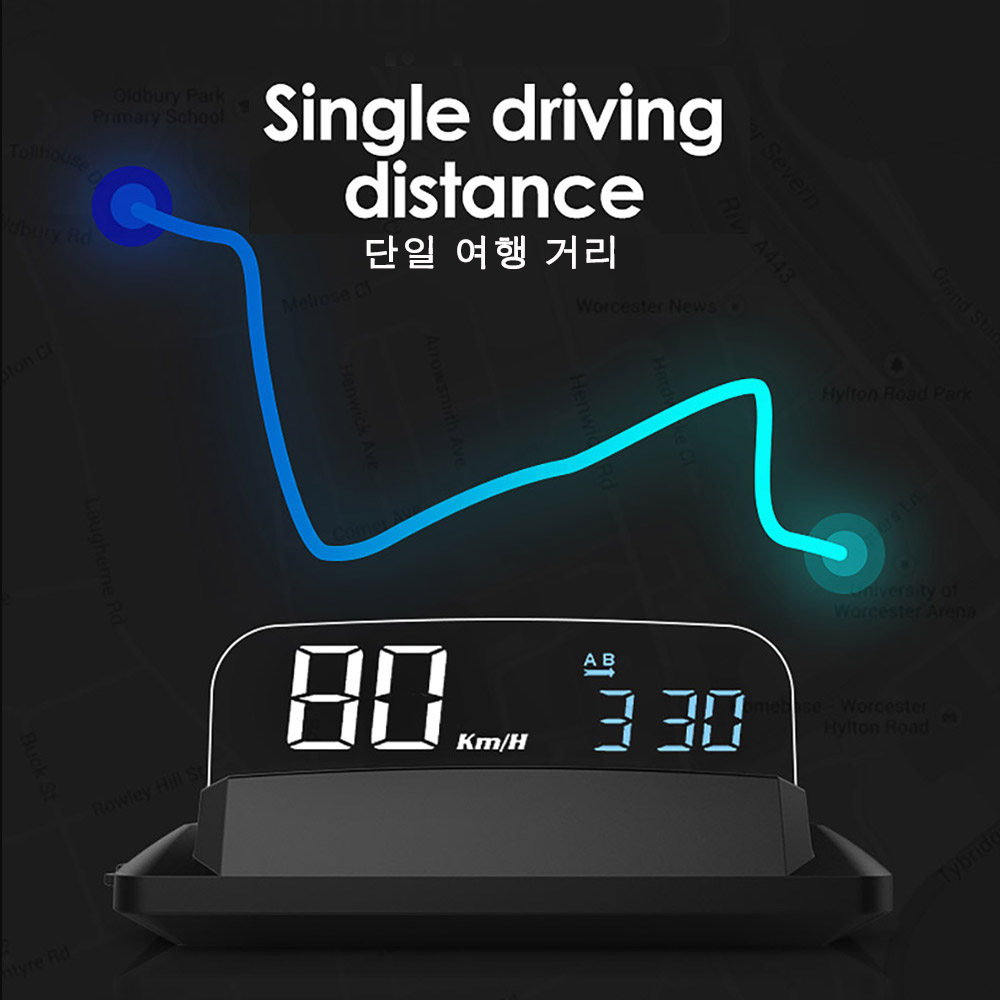 GPS Mobil Digital Speedometer  - Car Heads Up Display Navigation ulasan dan harga