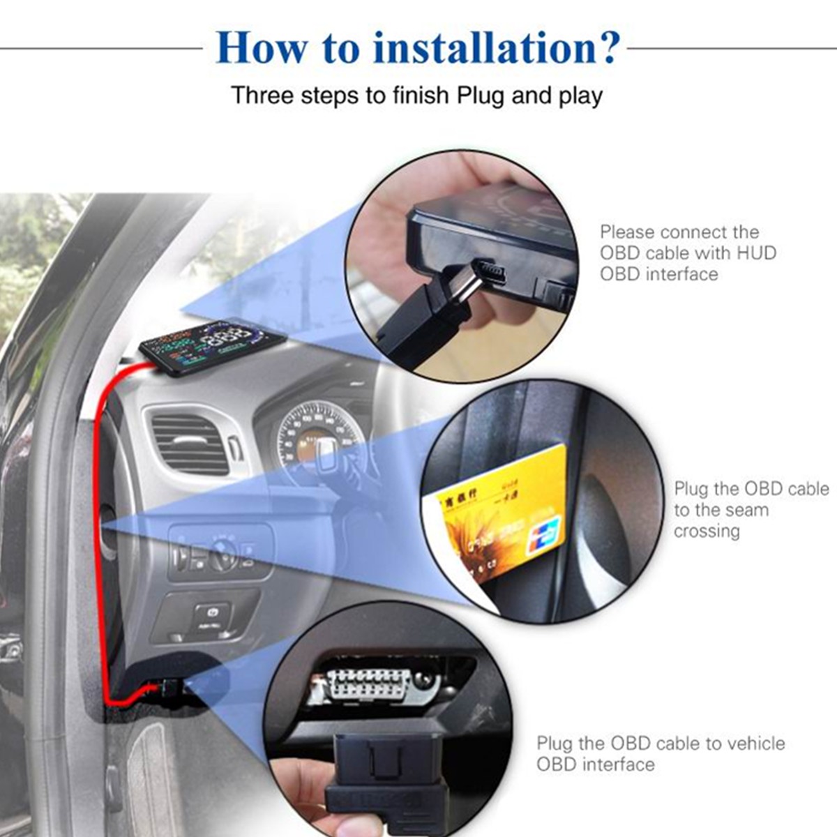 OBD2 HUD Speedometer mobil Dig - Obd2 Hud Speedometer Projector ulasan dan harga