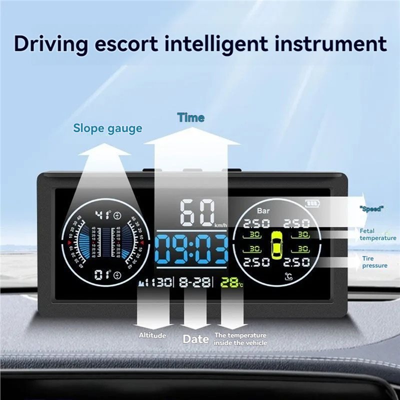 Sistem Pemantauan Tekanan Ban  - Hud Display With Tire Pressure ulasan dan harga