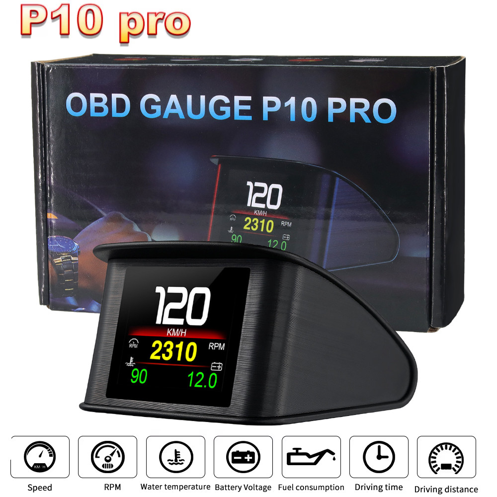 HD P10-PRO OBD2 HUD Tampilan H - Obd2 Hud Speedometer Projector ulasan dan harga