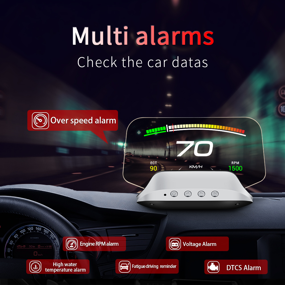 C3 proyektor komputer, proyeks - Obd2 Hud Speedometer Projector ulasan dan harga