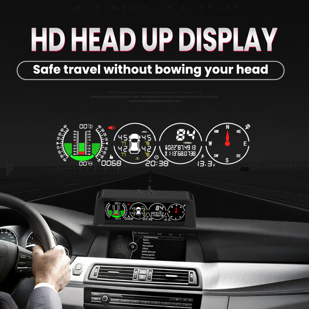 X91-WZ GPS TPMS Monitor Ban In - Car Heads Up Display Navigation ulasan dan harga