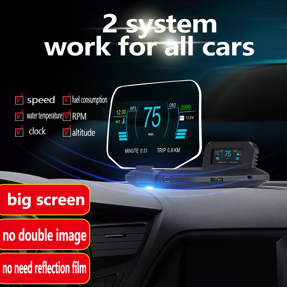 Iklan C1 Tampilan Kepala Mobil - Car Heads Up Display Navigation ulasan dan harga
