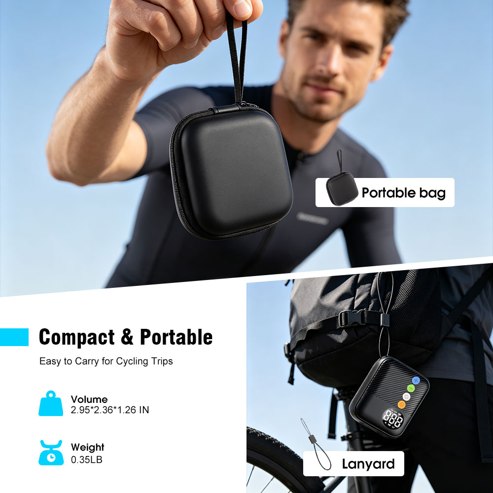 Pompa Sepeda Mini CARSUN Tanpa - Hud Display With Tire Pressure ulasan dan harga