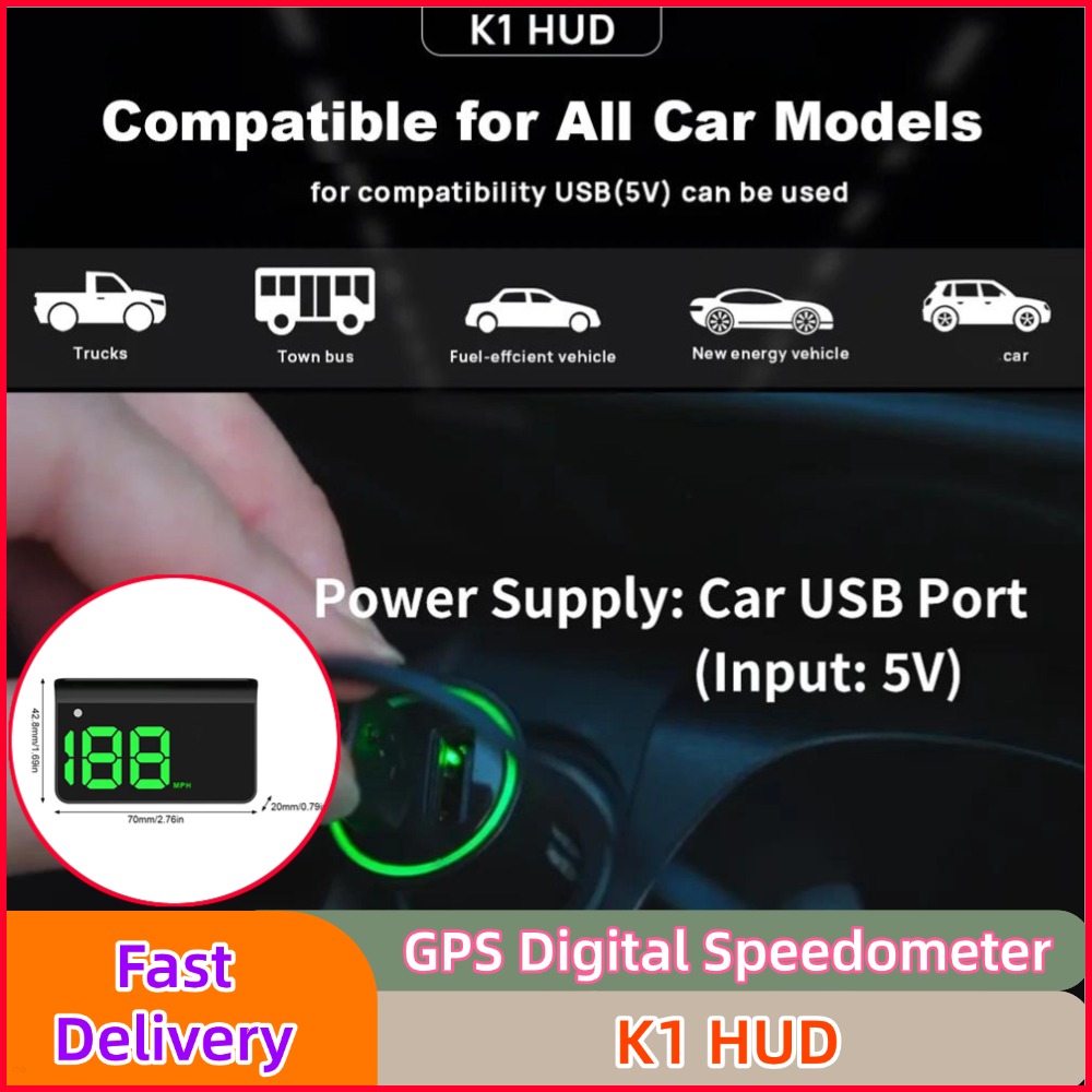 K1 HUD Head-up Display Mobil G - Car Hud Head Up Display Gps ulasan dan harga
