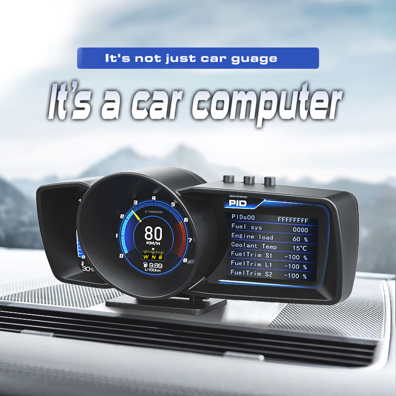 Dasbor mobil Universal, Speedo - Hud Obd2 Multi Function Alarm ulasan dan harga